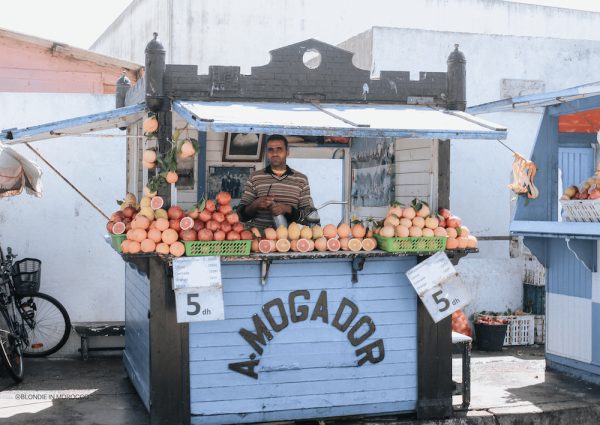 essaouira orange vendor juice