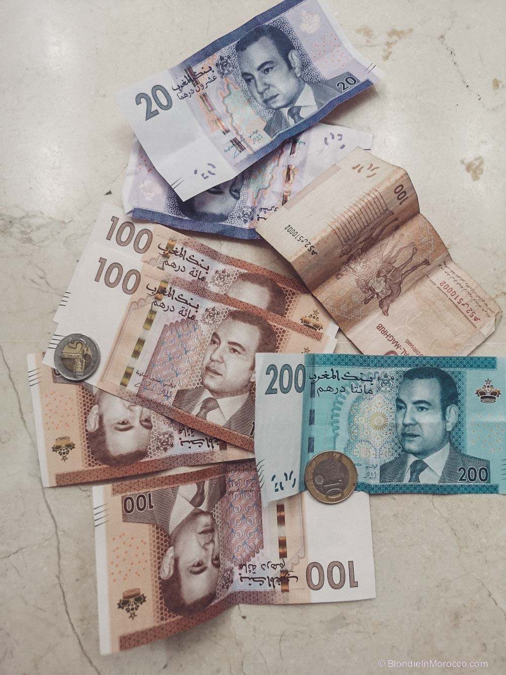 dirhams money morocco