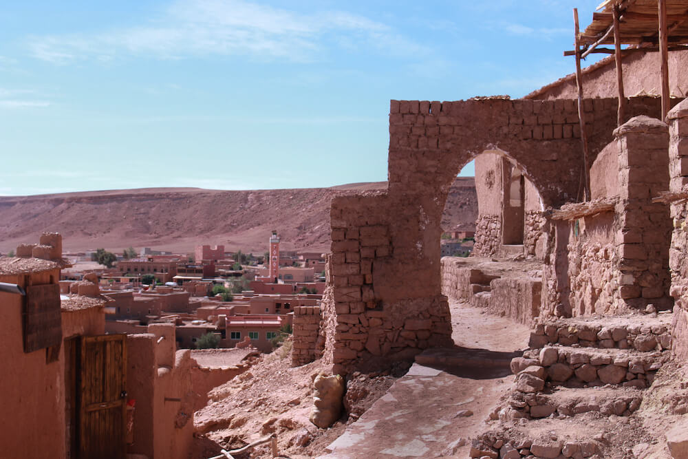 marokas, kasba, ait ben haddou, miestas, berberai